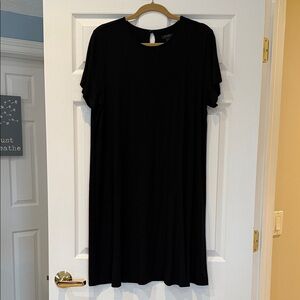 J. Jill Wherever Collection Classic Black Midi Dress